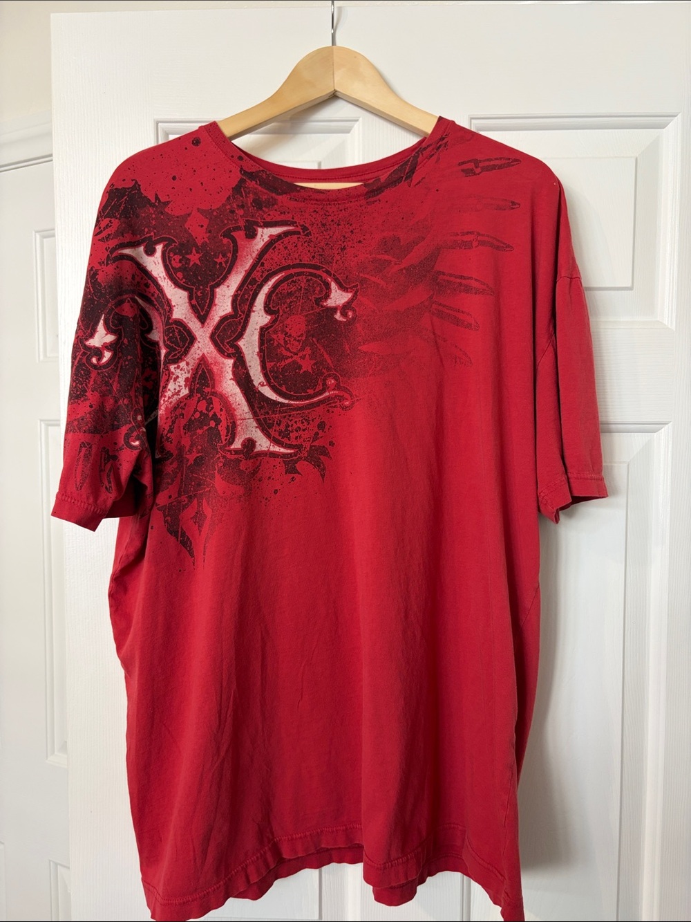 Men's Xtreme Couture Red Short-Sleeve Graphic Tee